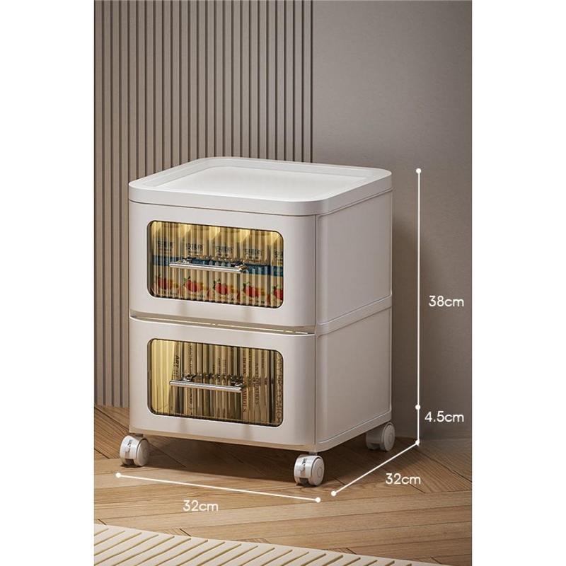 Multi-Functional Drawer Storage Cabinet Household Storage Cabinet Organizing Cabinet Multi-Layer Toy Snack Movable Storage Rack 6