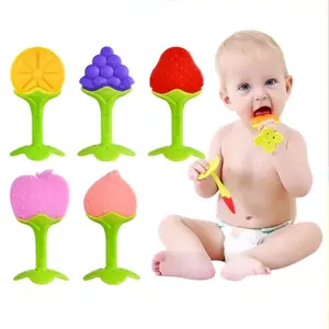 Empeng Mainan Gigitan Bayi Bentuk Buah Fruit Teether Baby BPA Free