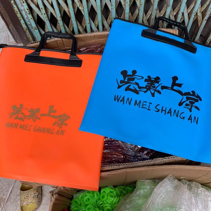 Túi đựng rọng cá, đựng phụ kiện câu cá đa năng, chất liệu nhựa dẻo EVA cao cấp, 3 size 50cm - 55cm và 60cm, màu vàng,đen, đỏ và cam - Bag, Túi Thể Thao