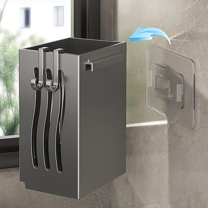 Product Introduction of Giá Để Dụng Cụ Nhà Bếp, 1 Cái, Đa Chức Năng, Thoát Nước, Giá Để Đũa, Treo Tường Hoặc Đứng Độc Lập, Hộp Đựng Dao Kéo, Làm Bằng Nhựa 21