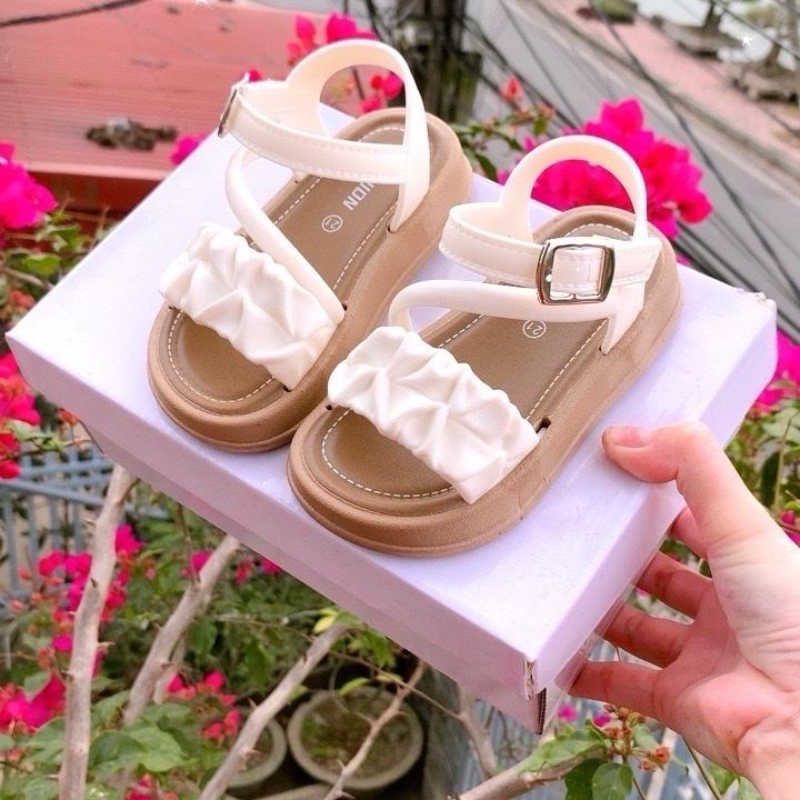 Phom To Dép Quai Hậu Dây To Nhún Dành Cho Bé Gái Phom to 21-35 Mũ Mềm Phù Hợp Mọi lứa Tuổi Từ 1- 10 Tuổi