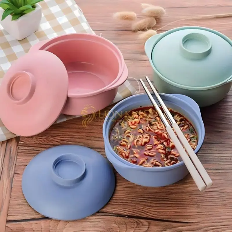 Mangkok IRamen tutup 750ml Alexish / Mangkok Plastik / Bowl