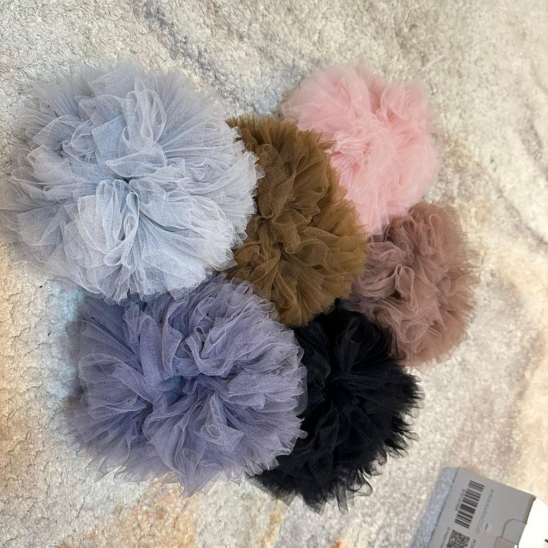 IKAT RAMBUT CEPOL SCRUNCHIE BAHAN TILE UKURAN JUMBO 3