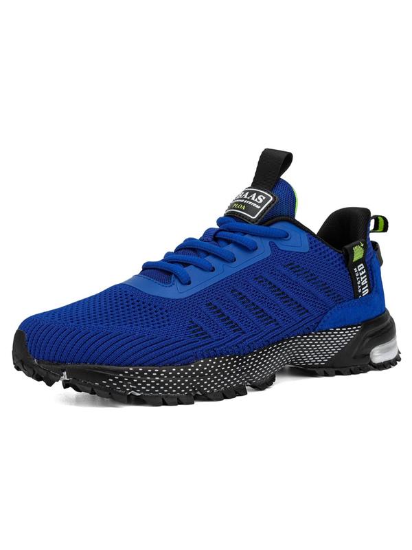 Men's Letter Design Lightweight Mesh Running Shoes, Fashion Mesh Breathable Sports Shoes, Casual Comfortable Sports Shoes for Daily Wear 6