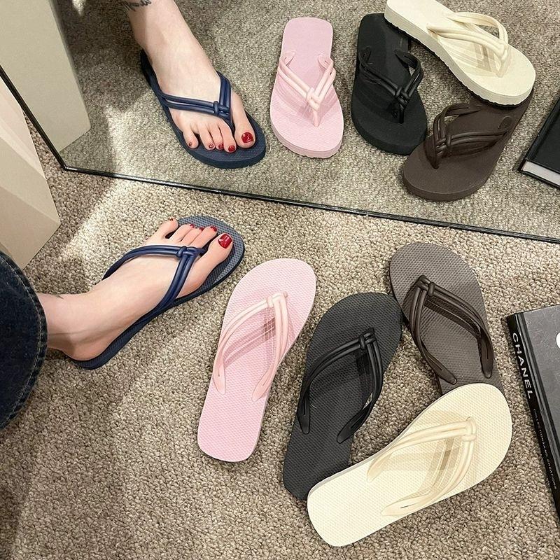 Dép tông đi biển dễ thương mềm nhẹ giá rẻ dễ đi Nữ DéP Shoes GiàY Sandal Nhung 1