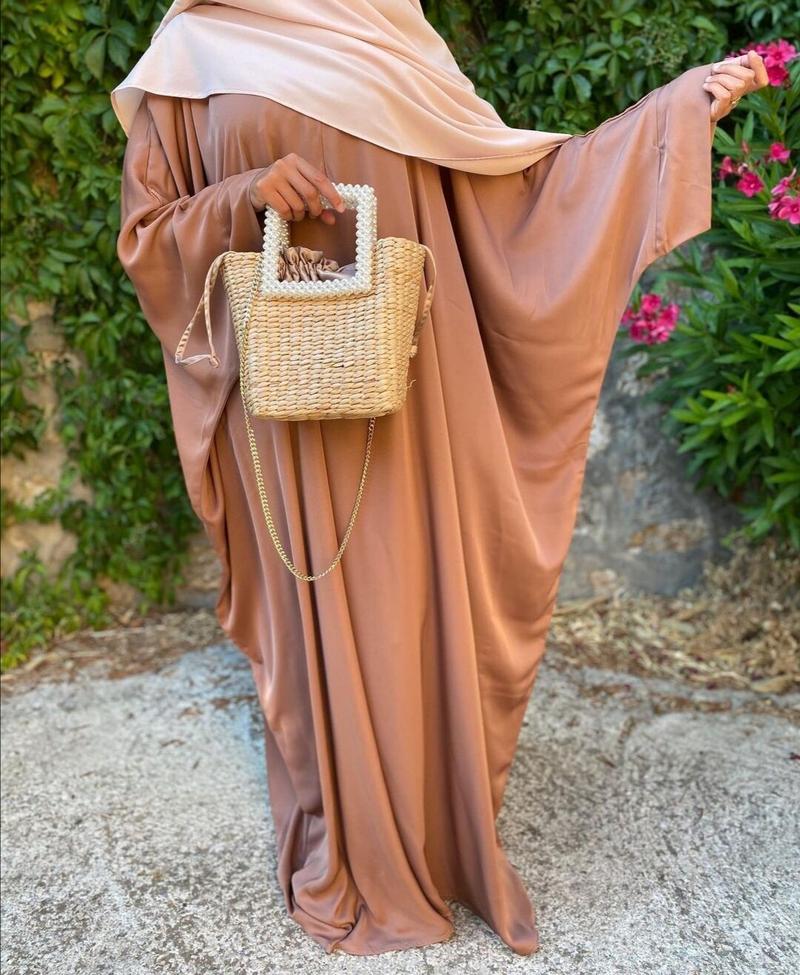 Product Introduction of Large Swing Solid Color Robe Dress plus Size Women's Loose Casual| abayas singapore alaydrus bambina baju kurung raya 2025 ke barung butterfly sparkly dress coquette mesir black lavella luna plus size pashmina zainab collection glitter 14