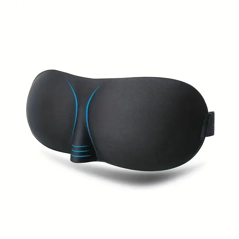 Mặt Nạ Mắt Ngủ, Thiết Kế 3D, Dành Cho Phụ Nữ Và Nam Giới, Mặt Nạ Ngủ Hình Máy Bay, Dụng Cụ Làm Đẹp Thư Giãn Mắt, Mềm Mại Và Thoải Mái, Đồ Dùng Cần Thiết Khi Đi Du Lịch, 1 Cái 0