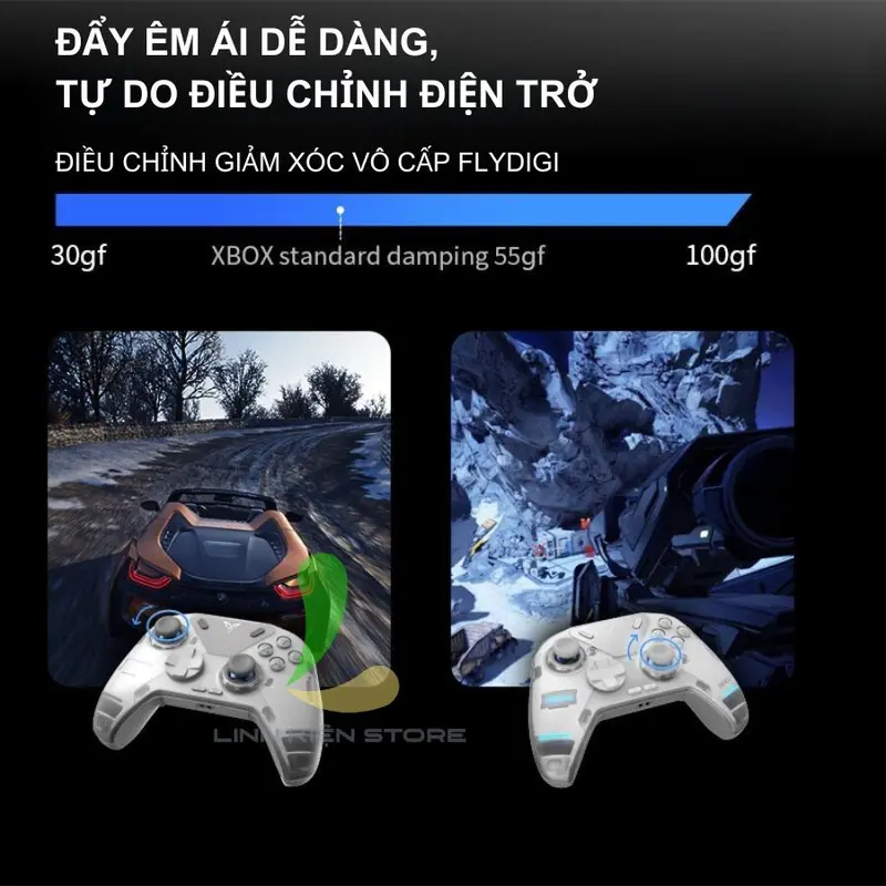 Tay cầm chơi game Apex 4 - Tay cầm Bluetooth Wireless chơi game trên Steam, Android và PC 6