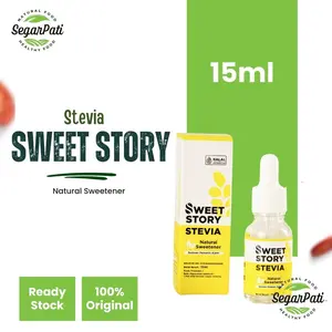 Sweet Story Stevia Cair Pemanis Alami Pengganti Gula 0 KALORI -  15 ml
