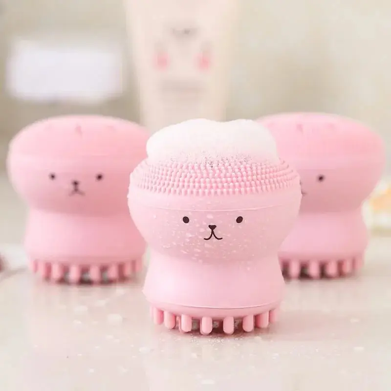 Silicone Face Cleansing Brush, Skin Care, Island Tool, Mini Beauty, Deep Gentle Books silicone  face  sponge