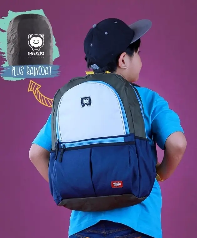 Tas Ransel Anak Sekolah Terbaru Free Raincover Tas Punggung Karakter Kartun Tas Punggung Polos Original Saingan Eiger Fashion 1