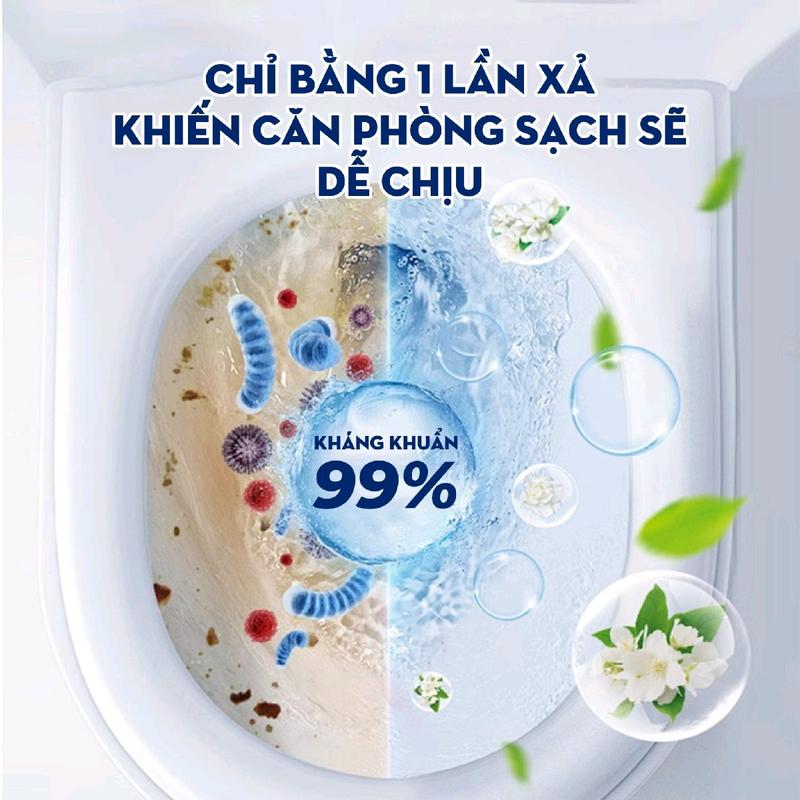 Tẩy rửa bồn cầu sàn nhà vệ sinh Bell home, không ăn mòn bay chất men sứ nước giặt Làm Sạch 3