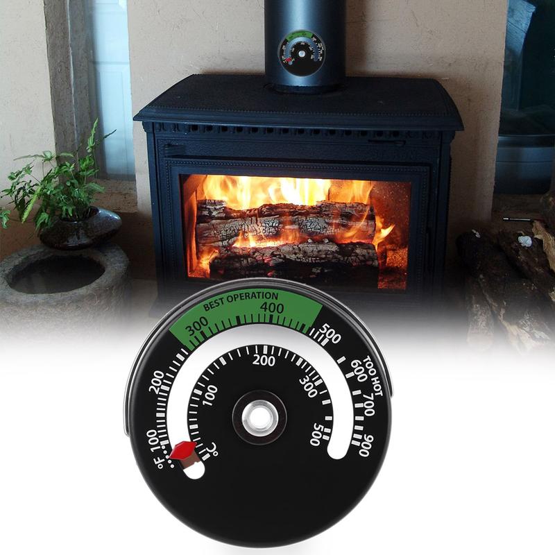 Thermometer Gauge Household Stove Fan Pipe Temperature Monitor Oven Accessories 1