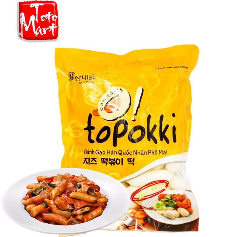Bánh gạo tokbokki nhân phô mai Sanndle (500g)