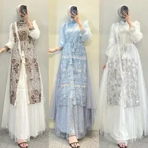 ELENA - Mody dress brukat premium kondangan dress brokat kekinian lebaran dress lamaran dress wisuda wanita model kekinian terbaru free tali