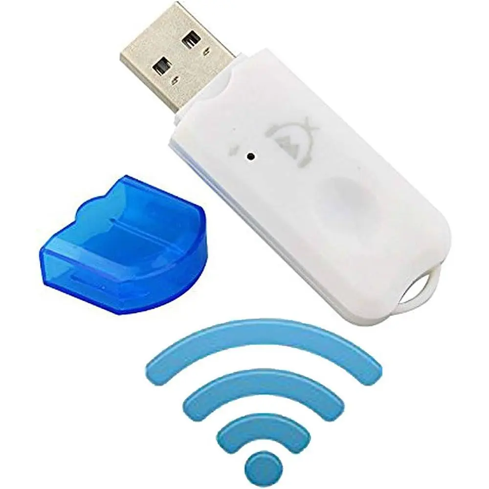 Dongle Bluetooth Receiver USB Music + Call Audio Plug & Play tanpa kabel AUX Accessories Wireless