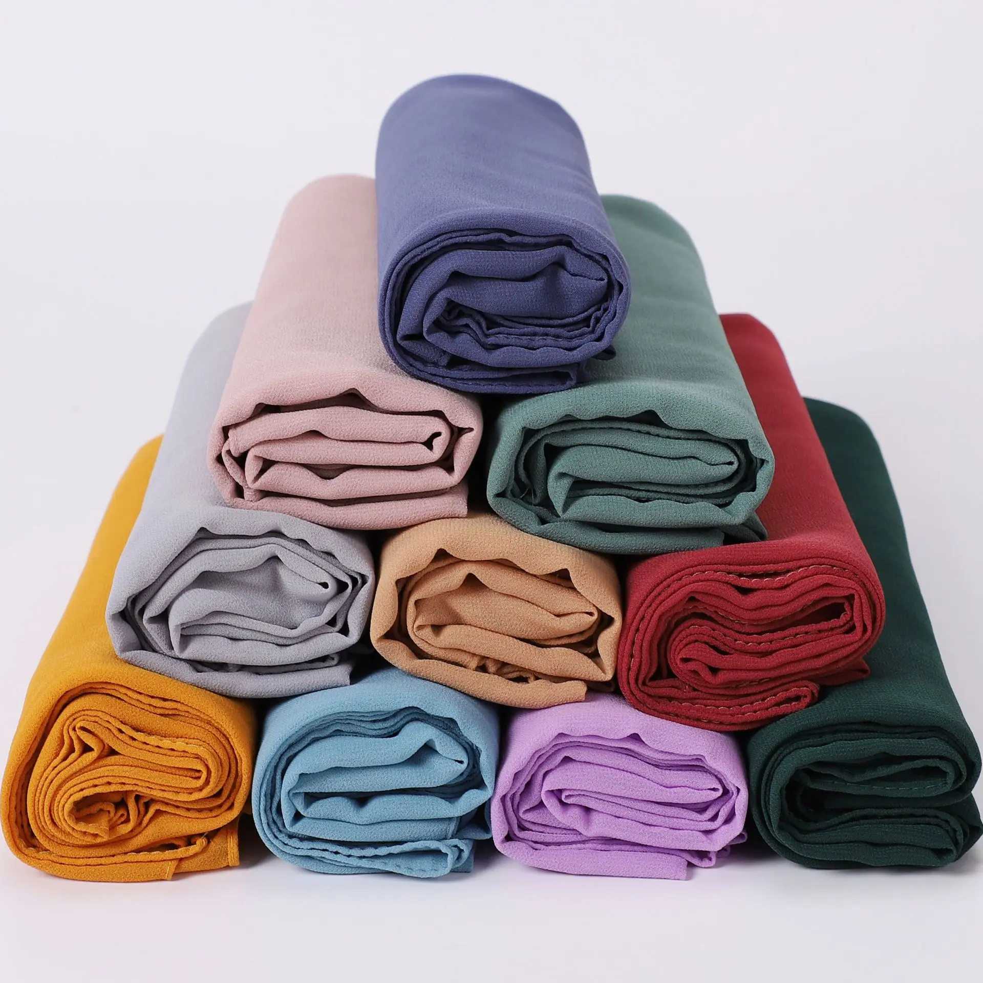 Plain scarves Bawal cotton premium field 45 hijab square scarf women