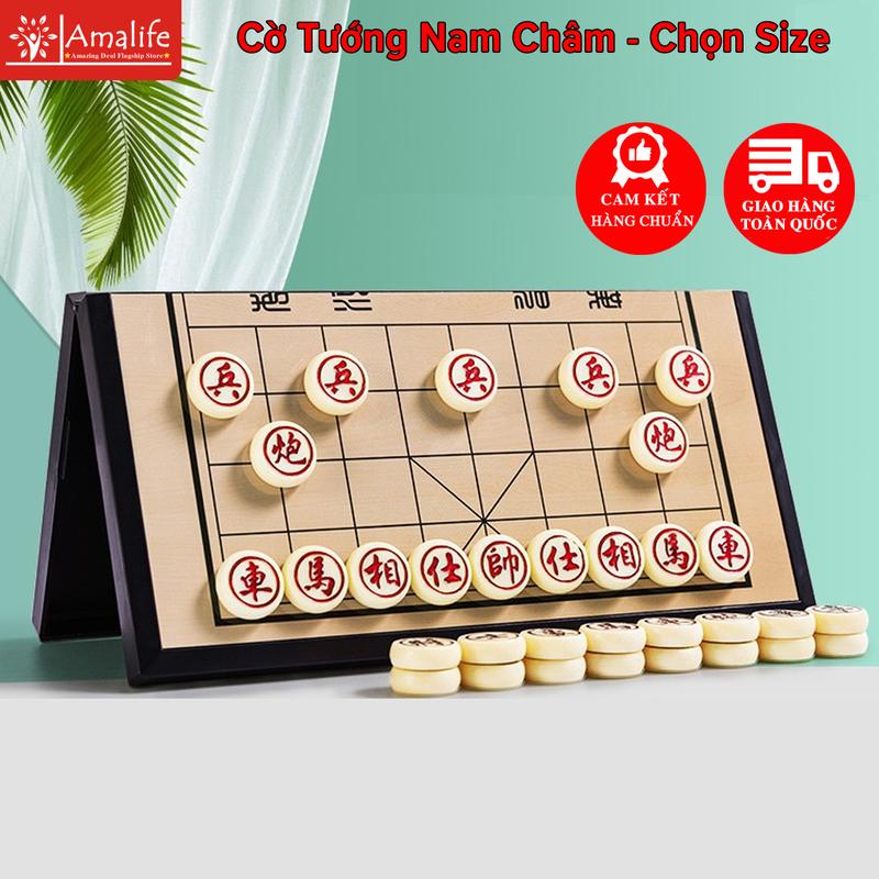 Cờ Tướng Nam Châm Bằng Nhựa Chọn Size – Bộ Cờ Tướng Có Lực Hút Nam Châm - Đồ Chơi Trí Tuệ Cho Trẻ Em Chính Hãng Amalife