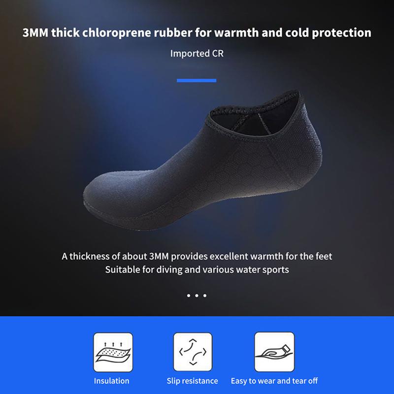 Product Introduction of Swimming Non-Slip Snorkeling Deep Diving Warm Waterproof Beach Socks Shoes 27
