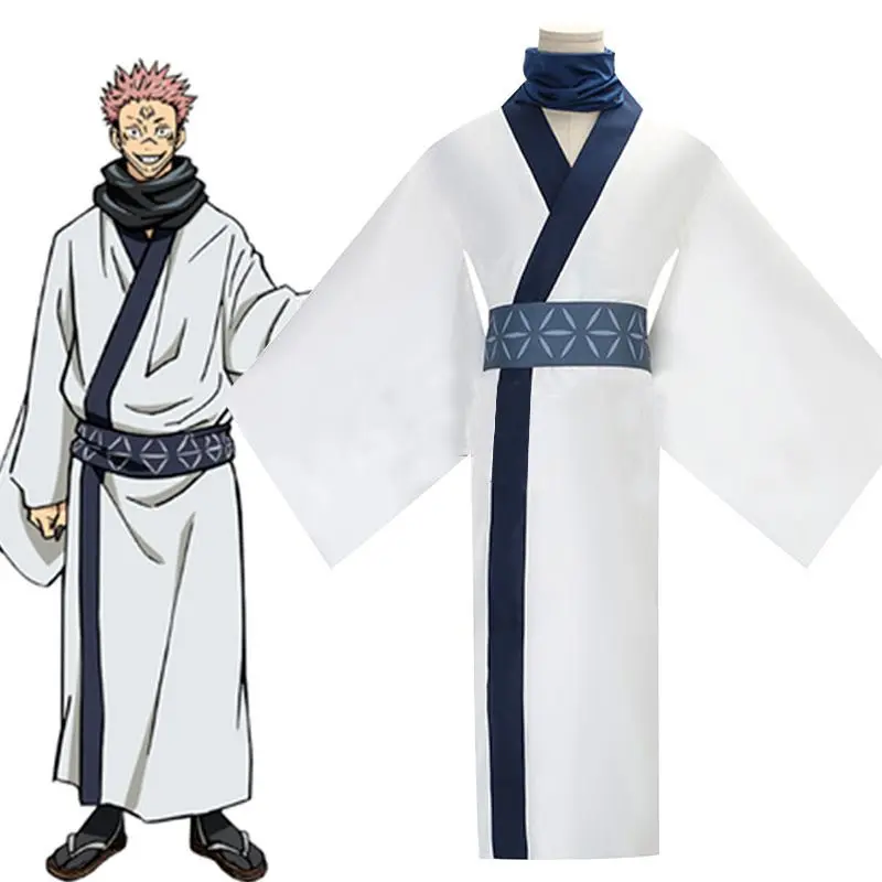 Trang Phục Hóa Trang Anime Jujutsu Kaisen Ryomen Sukuna, Kimono Nhật Bản, Dành Cho Phụ Nữ Và Nam Giới, Trang Phục Phù Hợp Lạ Mắt, Đồng Phục Lễ Hội Halloween 1