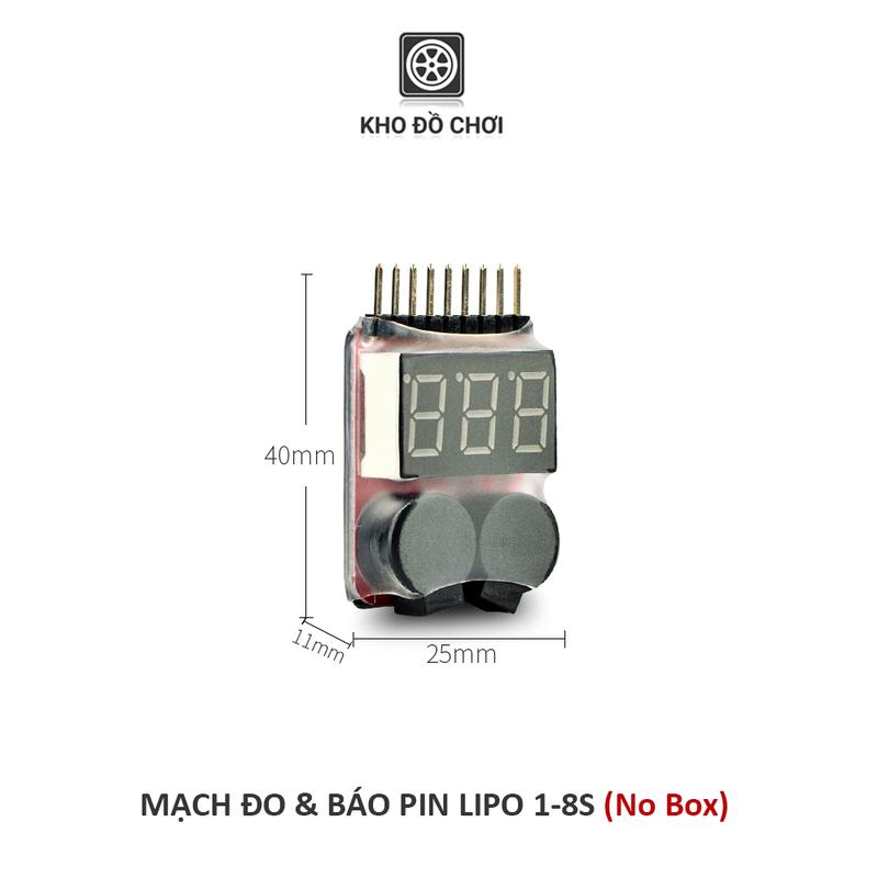 Product Introduction of Mạch đo và báo pin Lipo 1-8s 9