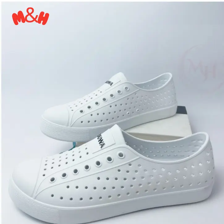 Giày nhựa giày lỗ thể thao nam nữ DW siêu thoáng khí siêu nhẹ Sandal DéP Đế Bằng