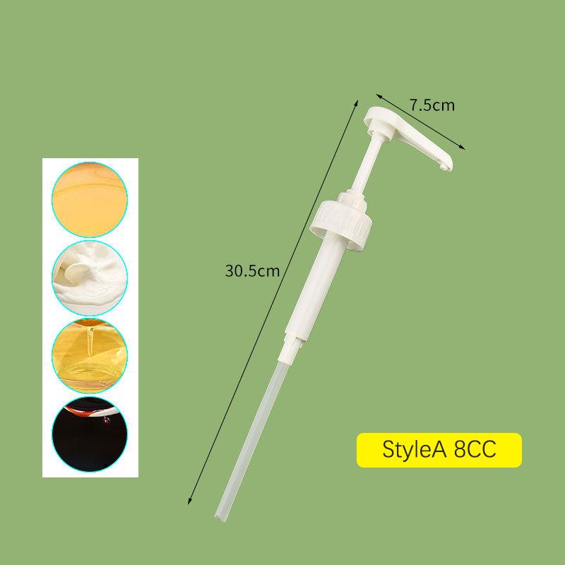 Product Introduction of Syrup Pumps Dispenser Replacement Sauce Pressure Nozzle Bottle Pump Containers for Coffee Kitchen Seasoning Liquid 42
