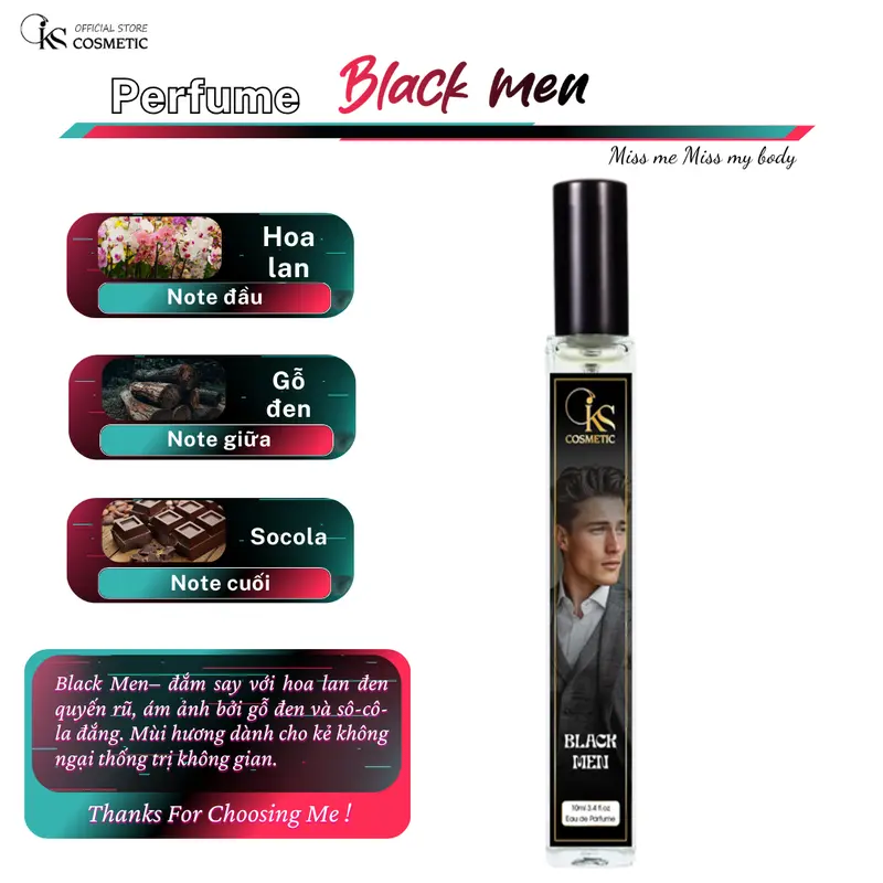 Nước hoa nam - Combo 4 chai Style- Dung tích 10ml- Thơm đặc biệt - lưu hương lâu 4