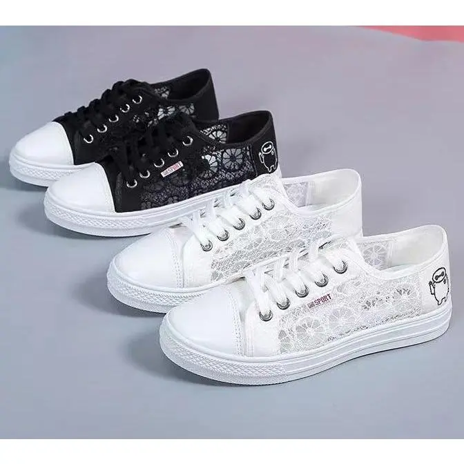 Giày Thể Thao Nữ, Mềm Mại Nhẹ Thoáng Khí , Lưới Mỏng Phong Cách Mới GN47 Shoes Sneaker giay hocsinh tho 6