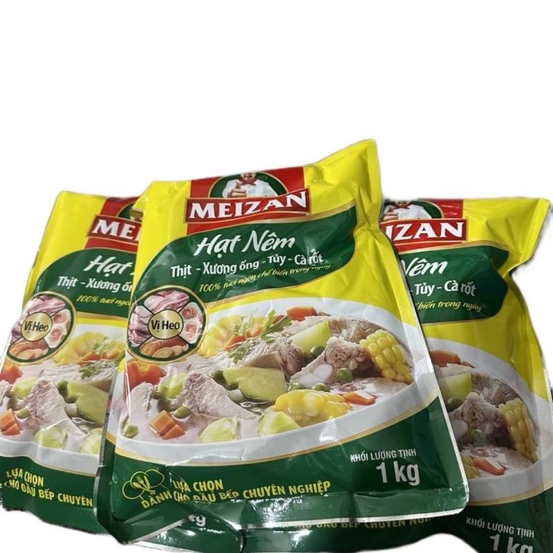Combo 3kg hạt nêm Meizan , mỗi bịt 1 kg tc 3kg