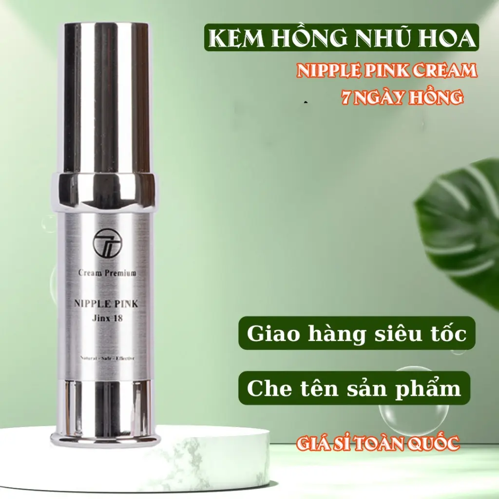 Kem Làm Hồng Nhũ Hoa Nipple Pink 15ml Khử Chống Thâm Vùng Kín Hiệu Quả An Toàn