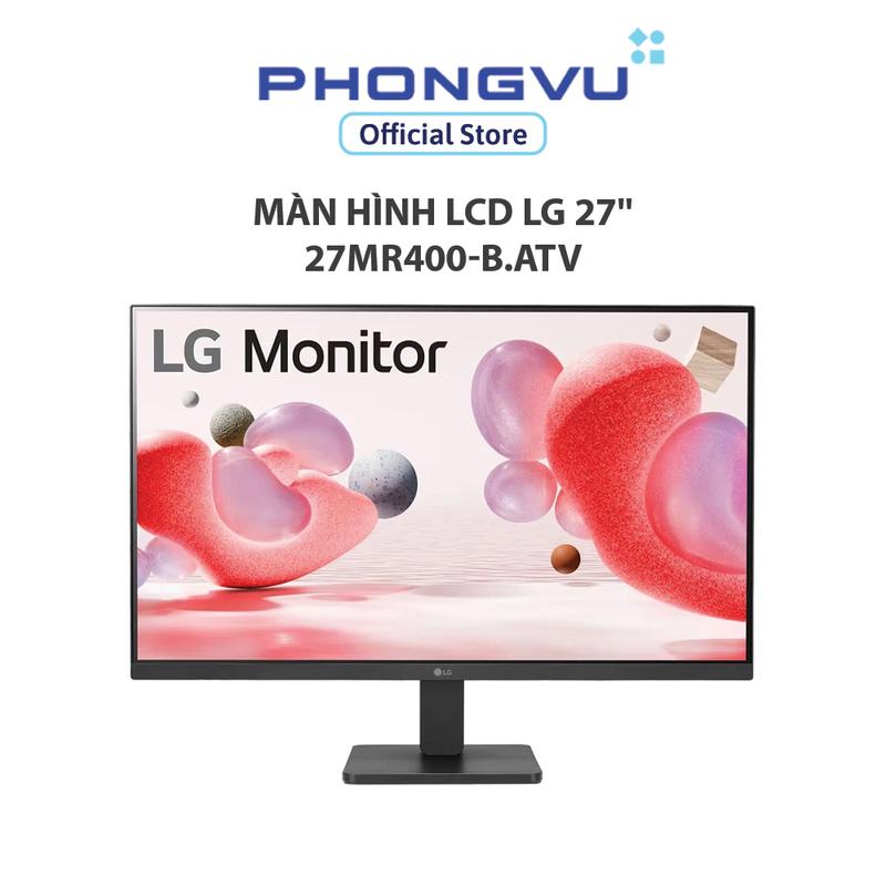Màn hình LCD LG 27'' 27MR400-B.ATV (1920 x 1080/ IPS/ 100Hz/ 5ms (GtG))	- Hình ảnh sắc nét và góc nhìn rộng phù hợp dùng văn phòng