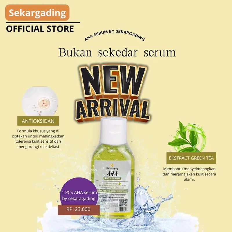 AHA SEKARGADING Body Serum Whitening 30Ml Lotion Mencerahkan 0