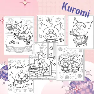 10 lembar kertas A5  mewarnai coloring whorkseet