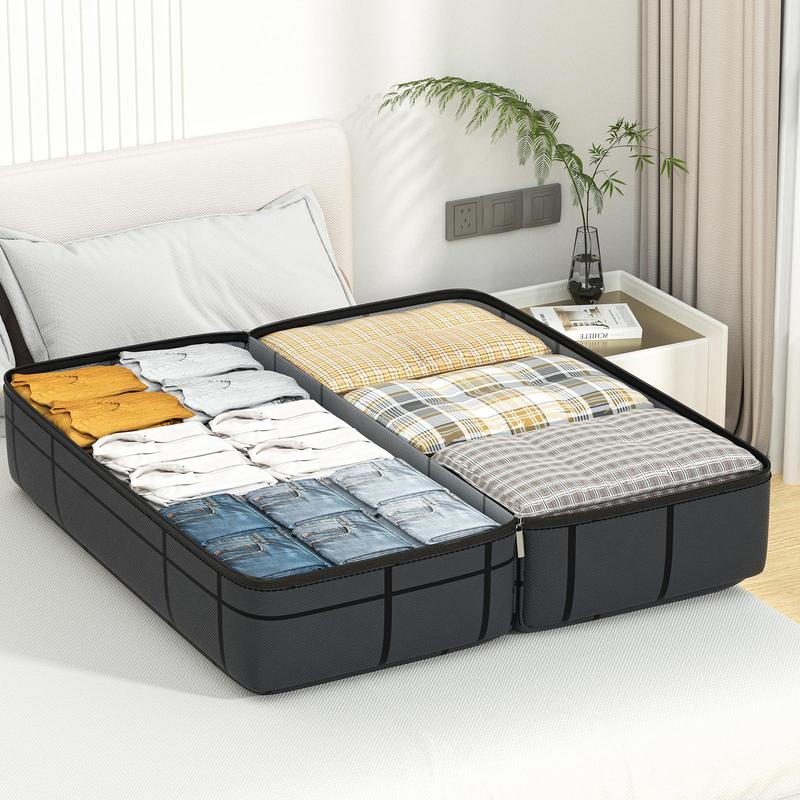 Product Introduction of Large Capacity Clothes Storage Bag, Non-woven Fabric Storage Bag for Quilt Toy, Home Organizer for Home Use, Room Decor, Travel Bag, Travel Essentials, Traveling Gadgets 10