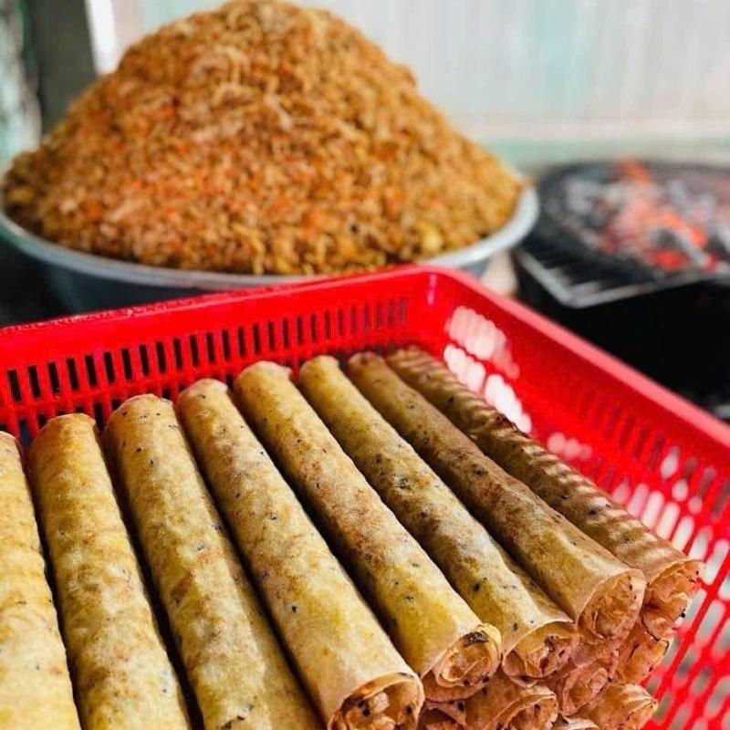 FULL TOPPING - 10 BÁNH TRÁNG NƯỚNG MẮM RUỐC NHÂN MUỐI TÉP CHÀ BÔNG HÀNH PHI ĐẶC SẢN PHAN RANG 0