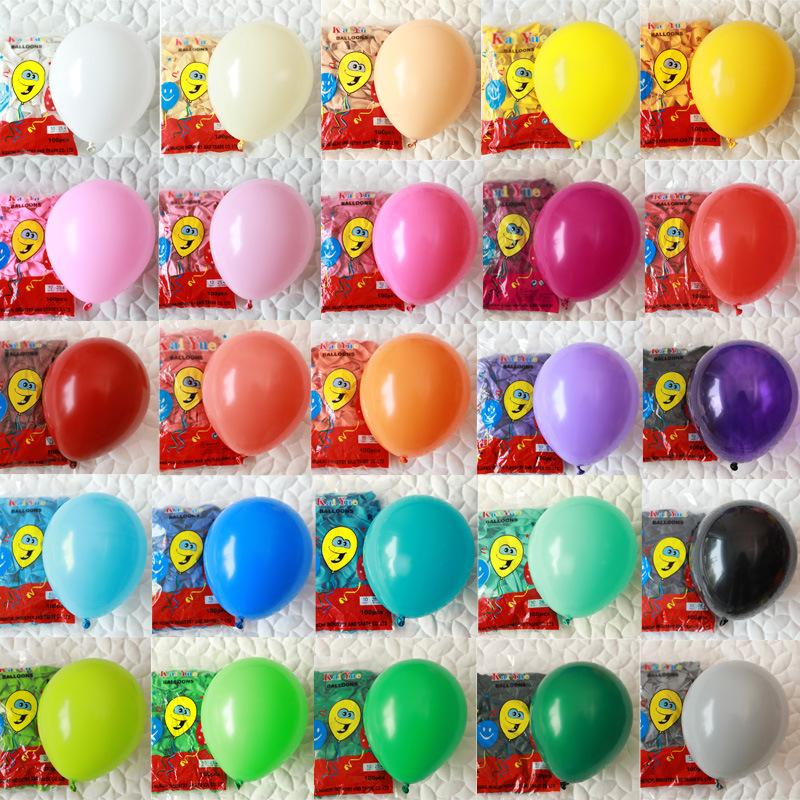 Set 100 bóng bay trang trí sinh nhật, kỷ yếu, trang trí phòng cưới, tân hôn siêu đẹp