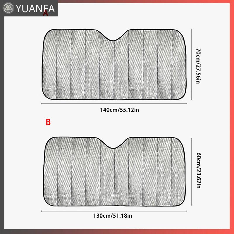 Tấm Che Nắng Cửa Sổ Trước Ô Tô, Che Chống Tia UV, Tấm Che Nắng, Tấm Che Kính Chắn Gió, Phụ Kiện Che Nắng Rèm Tự Động 8