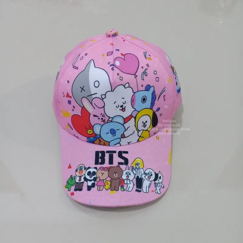 Topi Baseball Anak Perempuan Motif Sublime Animasi | By Fjrstore.id 4