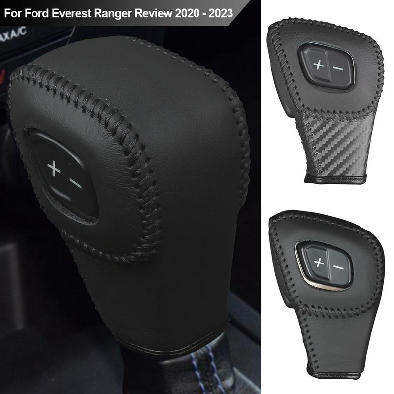Product Introduction of Đầu bọc cần số nội thất da, cho xe Ford Everest Ranger Đánh giá năm 2020 - 2023, Phụ kiện nhãn dán LHD, Thiết kế bánh răng ô tô, # 464755 25