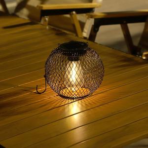 Solar Powered Outdoor Lights, Solar Hanging Light, Decorative Metal Solar Light for Garden Yard Terrace, Outdoor Lighting for Home Garden