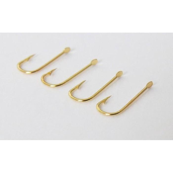 Bộ 50-100 Lưỡi Câu Cá Chuyên Dụng Chất Liệu Thép Carbon Màu Vàng LC13 - Sanami Fishing 5