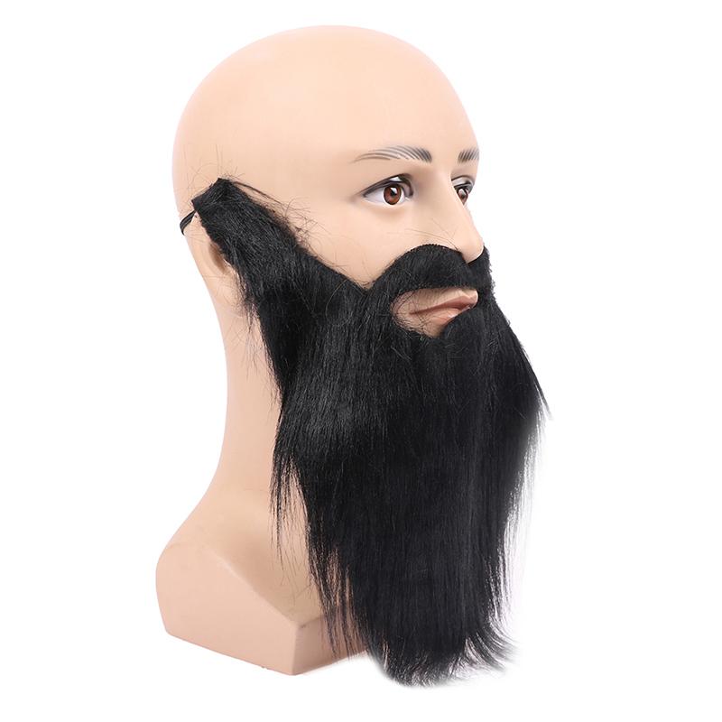 Product Introduction of [HOU]Handmade Wig Beard Hats Crochet Mustache Knit Halloween Party Decoration Moustache Men Women Festival Caps Face Beard Wig Props 14