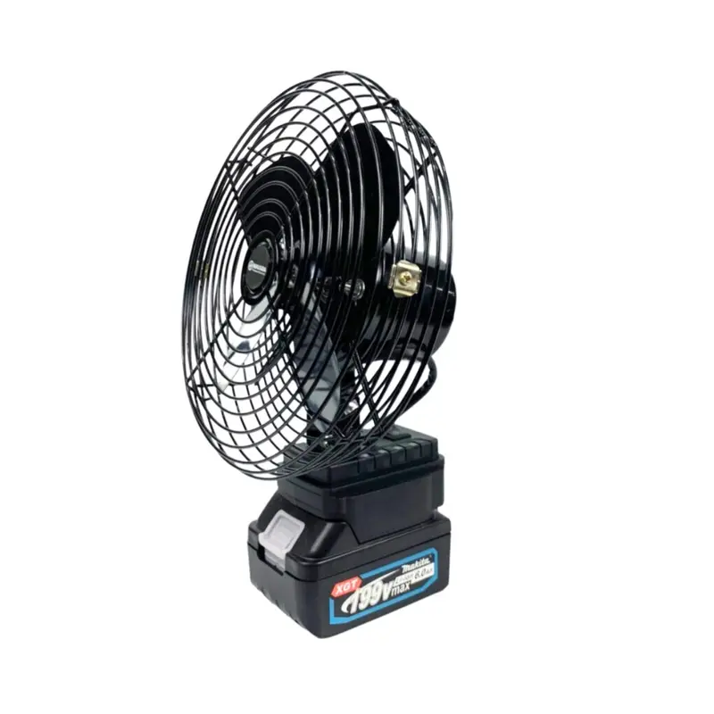 ￼Quạt pin 8inch dùng pin chân phổ thông Makita 4cmn nhỏ gọn rất mát QuạT 5