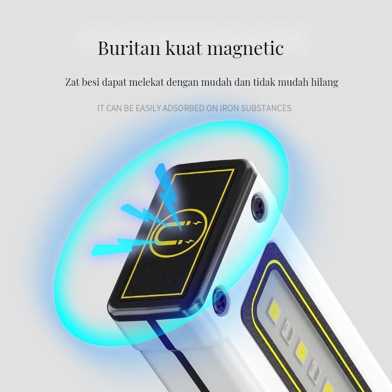 Lampu senter bank listrik LED mini dual penggunaan 2