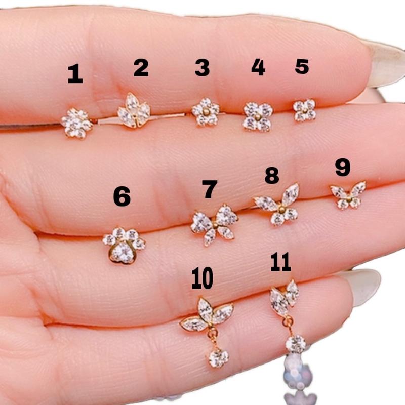 Khuyên tai Titanium cao cấp k han gỉ