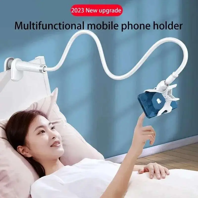 360 Clip Mobile Phone Holder Portable Flexible Lazy Bed Desop Bracket Desk Mount Stand Base For iPhone  Xiaomi 75cm