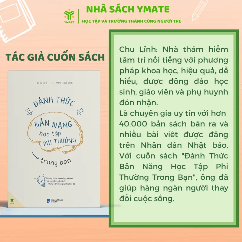 Sách- Đánh Thức Bản Năng Học Tập Phi Thường Trong Bạn-Phương Pháp Thao Túng Não Bộ Để Học Tập Nhàn Tênh - YMATE 7