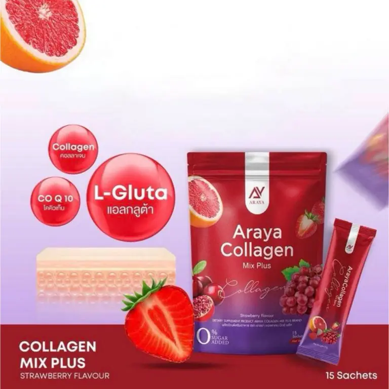 Araya Collagen MixPlus Anti-Aging Gluta Whitening 15 sachets