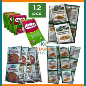 Bumbu Dapur Bubuk Ladaku Kunyit Ketumbar Desaku 1 Renceng Isi 12 Sachet All Variant
